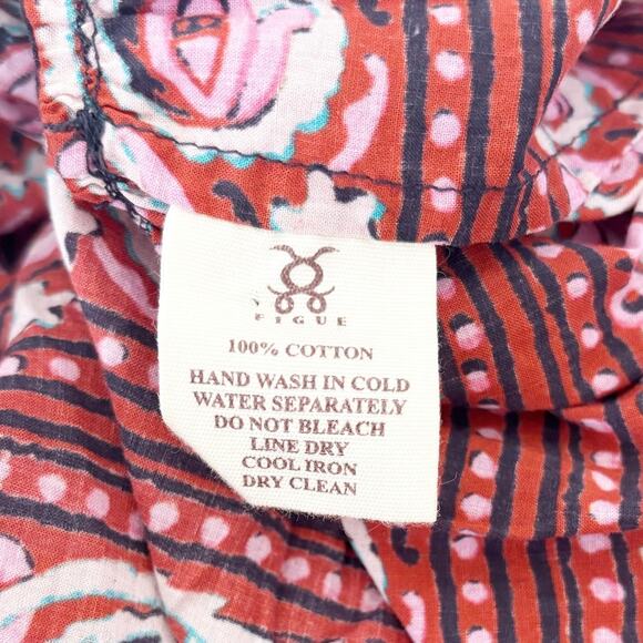 Figue Cosette Paisley Midi Dress New Without Tags Large - Picture 8 of 9